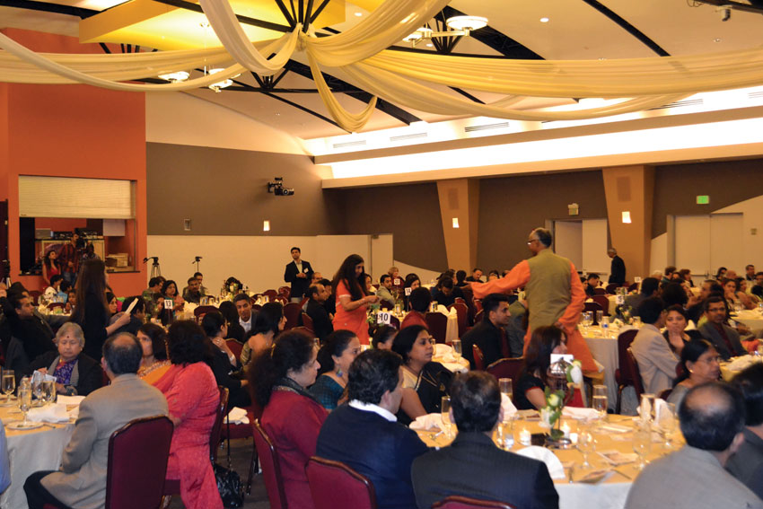 A view of the packed auditorium during the Akshaya Patra USA’s Bay Area benefit gala event at India Community Center in Milpitas, Calif., Dec. 6. (Photo: Akshaya Patra USA)