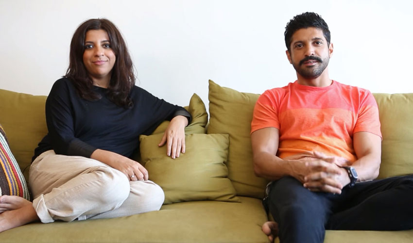 Farhan was joined by his sister, who is also the film’s director, Zoya Akhtar.