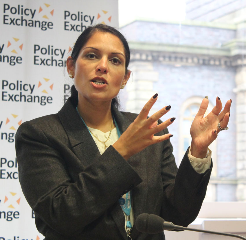 British Conservative Party politician Priti Patel has been the Member of Parliament for the Witham constituency in Essex, UK, since 2010, and is currently the Minister of State for Employment. (Wikimedia Commons) 