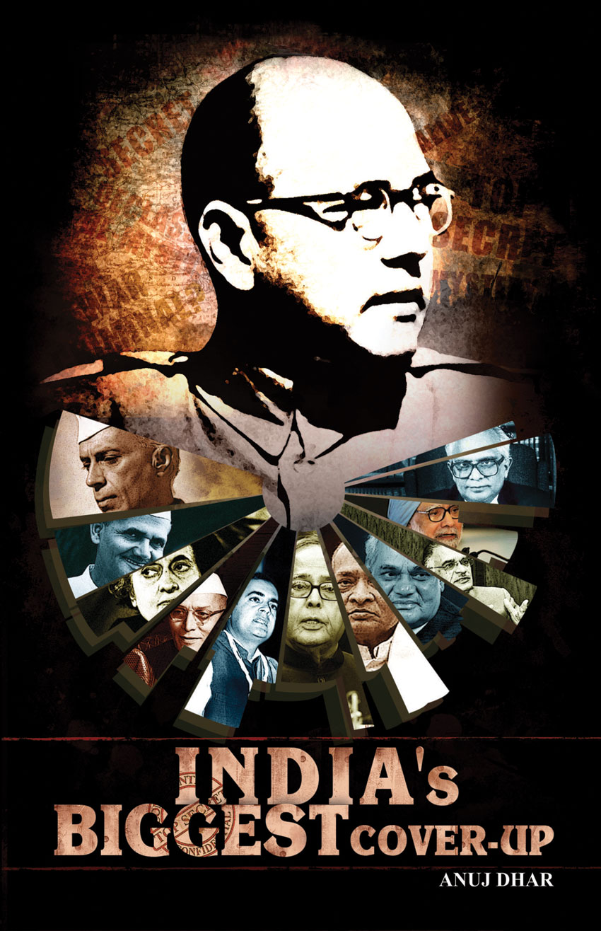 Cover of “India’s Biggest Cover-up,” a book Anuj Dhar.