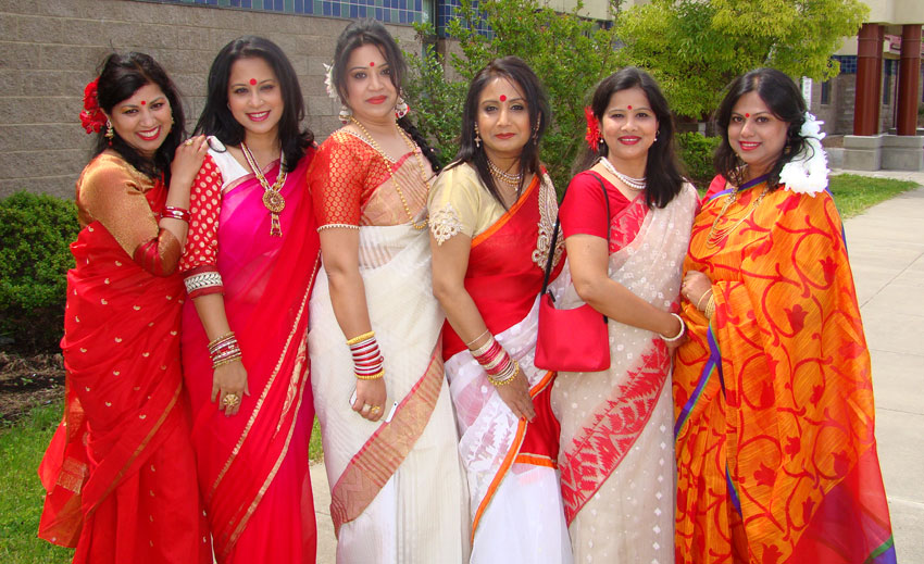 Bengali ladies at Davis, Calif. event. (Ras Siddiqui)