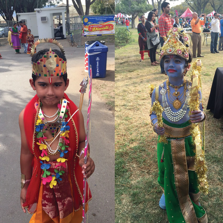 Kids dressed as “Lord Rama.” (Courtesy: Ritu Maheshwari) 