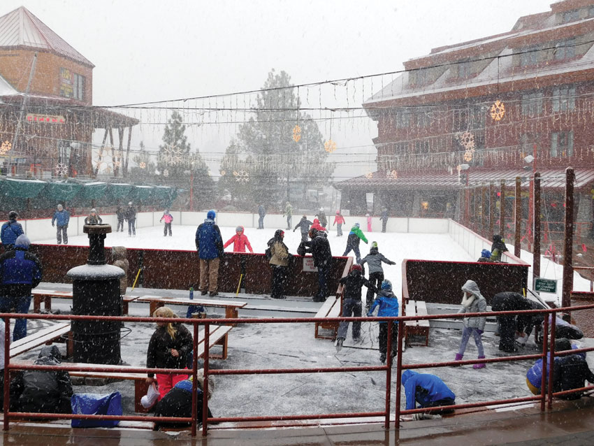 Ice skating in Winter wonderland as it was snowing, super fun! (Vansh A. Gupta | Siliconeer)