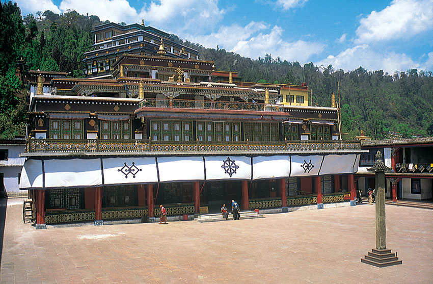 Rumtek Monastery, Sikkim. (Incredible India)