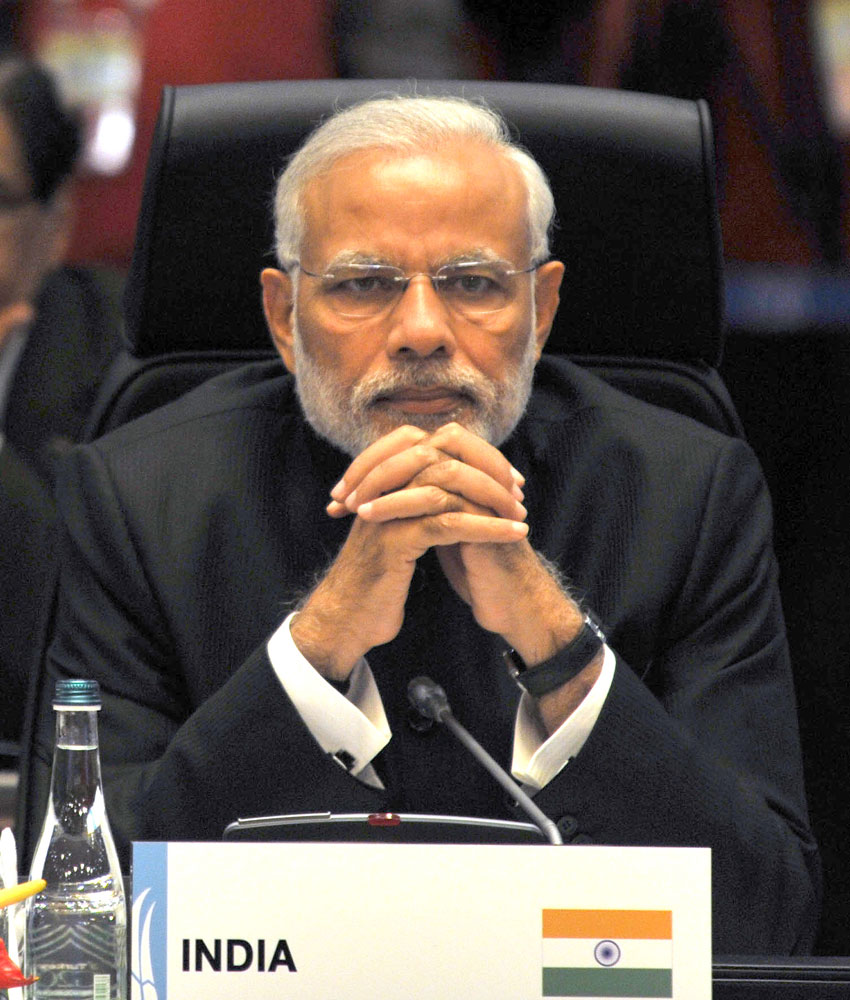 Prime Minister Modi at the G20 Summit working session, in Turkey, Nov. 15. (Press Information Bureau) 