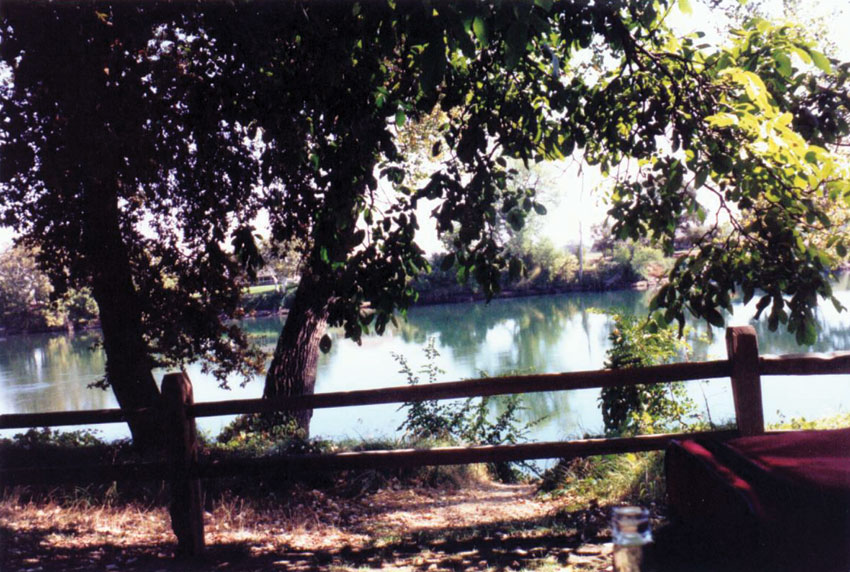The park has a number of campsites such as this pastoral spot overlooking the Sacramento River. (Al Auger)
