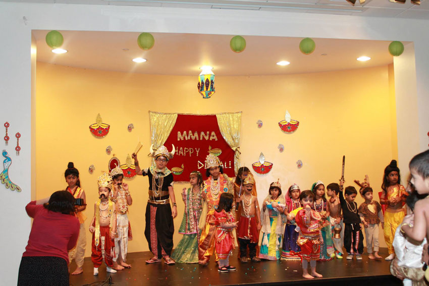 Kids performed “Ram Leela” at last year’s MMNA SW Diwali celebrations. 