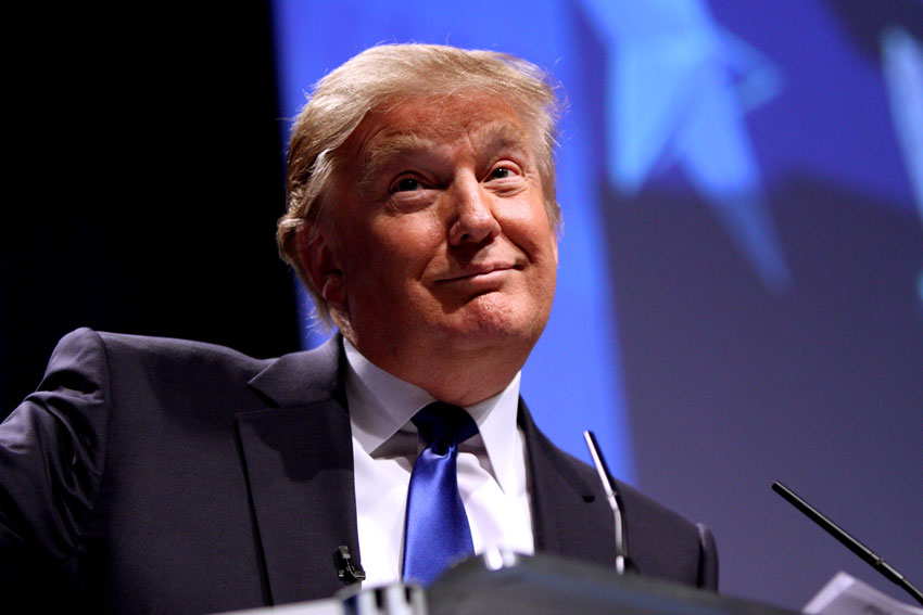 File photo of Donald Trump speaking at CPAC in Washington D.C., Feb. 10, 2011. (Gage Skidmore | Wikimedia Commons) 