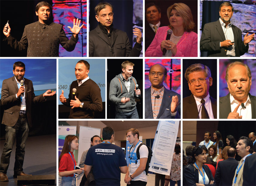 Glimpses of last year’s TiEcon held May 15-16, 2015, at the Santa Clara Convention Center in Santa Clara, Calif., showing some of the keynote speakers who shared personal and professional experiences as they spoke about their journey to the top of Silicon Valley. (All photos: © Siliconeer) 