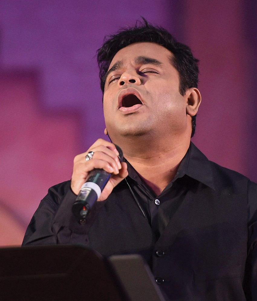 Music composer A.R. Rahman at a promotional event of the movie 'Mohenjo Daro' in Mumbai, July 12. (Mitesh Bhuvad | PTI) 