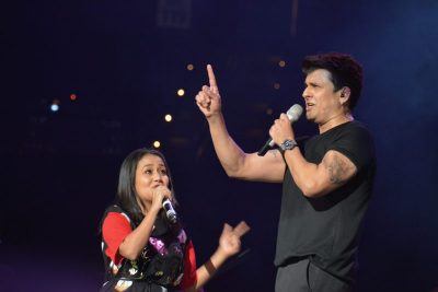 Neha Kakkar and Sonu Nigam present live at Oracle Arena on June 15, 2019.