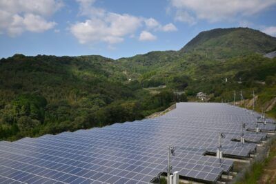 Japan's renewable energy industry is hoping a new carbon neutral goal will help clear longstanding obstacles to its growth. ©AFP/File CHARLY TRIBALLEAU