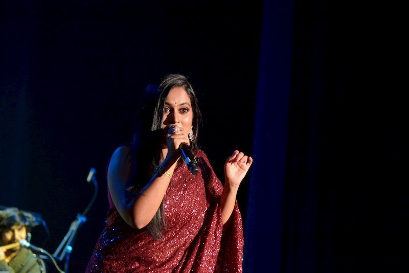 Sayli Kamble performs at the San Jose Civic Center on March 13. 
