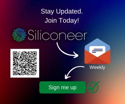 QR Code to sign up for Siliconeer Weekly Newsletter