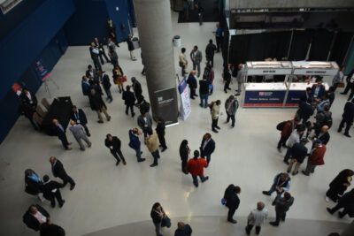 TiEcon 2023 attendees network in the halls of the Santa Clara Convention Center (All Photos: Vansh Gupta/Siliconeer)