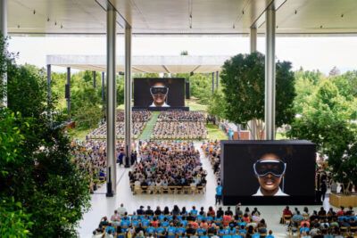 Developers from all over the world traveled to Apple Park for WWDC23. (Apple Newsroom)