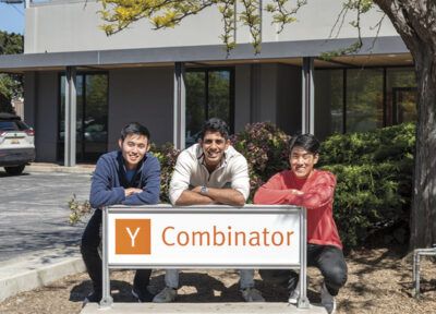 Rubbrband Team: (L-r): Darren Hsu, Abhinav Gopal, Jeremy Lee. (Photo: Courtesy of Y Combinator)