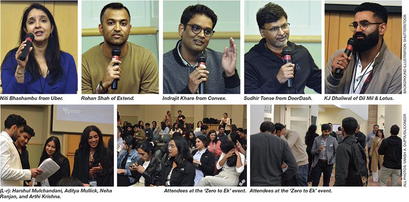 Speakers and attendees at the 'Zero to Ek' event. (Vansh A. Gupta/SIliconeer)